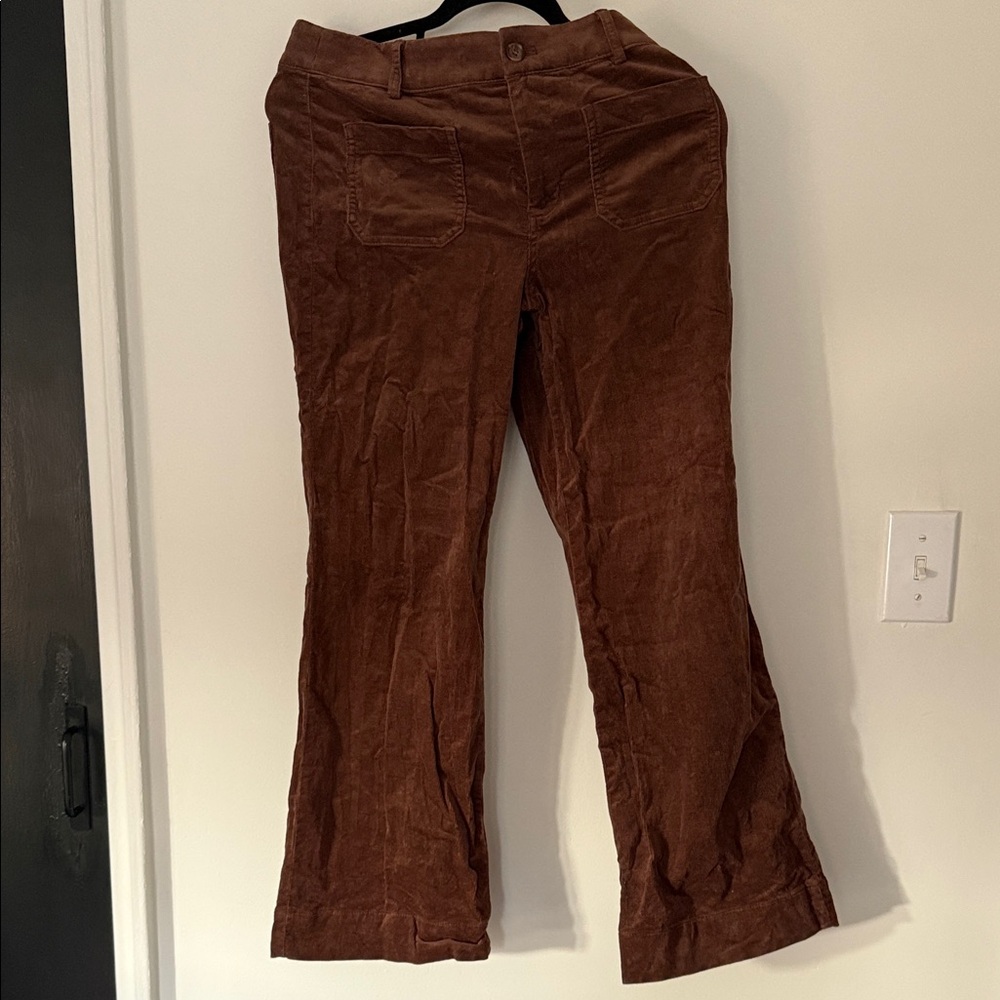J. Crew Chocolate Corduroy Trousers